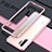 Funda Bumper Lujo Marco de Aluminio Espejo 360 Grados Carcasa para Huawei P30 Pro New Edition Oro Rosa