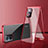 Funda Bumper Lujo Marco de Aluminio Espejo 360 Grados Carcasa para Oppo K10 5G India Rojo