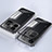 Funda Bumper Lujo Marco de Aluminio Espejo 360 Grados Carcasa para Realme GT Neo6 5G Negro
