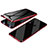 Funda Bumper Lujo Marco de Aluminio Espejo 360 Grados Carcasa para Samsung Galaxy A20 Rojo