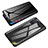 Funda Bumper Lujo Marco de Aluminio Espejo 360 Grados Carcasa para Samsung Galaxy M60s Negro