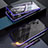 Funda Bumper Lujo Marco de Aluminio Espejo 360 Grados Carcasa para Samsung Galaxy Note 10 Plus Morado