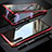 Funda Bumper Lujo Marco de Aluminio Espejo 360 Grados Carcasa para Samsung Galaxy Note 10 Rojo