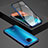 Funda Bumper Lujo Marco de Aluminio Espejo 360 Grados Carcasa para Xiaomi Poco F2 Pro Azul