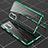 Funda Bumper Lujo Marco de Aluminio Espejo 360 Grados Carcasa para Xiaomi Poco F3 GT 5G Verde