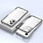Funda Bumper Lujo Marco de Aluminio Espejo 360 Grados Carcasa para Xiaomi Redmi Note 12 Explorer Plata
