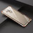 Funda Bumper Lujo Marco de Aluminio Espejo 360 Grados Carcasa T02 para Huawei Mate 20 Lite Oro