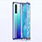 Funda Bumper Lujo Marco de Aluminio Espejo 360 Grados Carcasa T02 para Oppo Find X2 Neo Azul