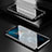 Funda Bumper Lujo Marco de Aluminio Espejo 360 Grados Carcasa T03 para Huawei Honor 20S Negro