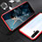 Funda Bumper Lujo Marco de Aluminio Espejo 360 Grados Carcasa T03 para Huawei Honor 20S Rojo