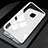 Funda Bumper Lujo Marco de Aluminio Espejo 360 Grados Carcasa T03 para Huawei Mate 20 Blanco