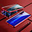 Funda Bumper Lujo Marco de Aluminio Espejo 360 Grados Carcasa T04 para Huawei Nova 5 Pro Rojo