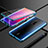 Funda Bumper Lujo Marco de Aluminio Espejo 360 Grados Carcasa T04 para Xiaomi Redmi K20 Azul