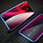 Funda Bumper Lujo Marco de Aluminio Espejo 360 Grados Carcasa T07 para Xiaomi Redmi K20 Azul