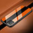 Funda Bumper Lujo Marco de Aluminio Espejo 360 Grados Carcasa T08 para Apple iPhone 11 Pro Naranja