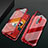 Funda Bumper Lujo Marco de Aluminio Espejo 360 Grados Carcasa T10 para Oppo R17 Pro Rojo