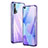 Funda Bumper Lujo Marco de Aluminio Espejo 360 Grados Carcasa Z01 para Huawei Nova 6 Morado