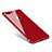 Funda Bumper Lujo Marco de Aluminio Espejo Carcasa M01 para Apple iPhone 7 Plus Rojo