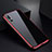 Funda Bumper Lujo Marco de Aluminio Espejo Carcasa M01 para Huawei P20 Pro Rojo y Negro