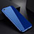 Funda Bumper Lujo Marco de Aluminio Espejo Carcasa para Apple iPhone 6 Plus Azul