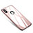 Funda Bumper Lujo Marco de Aluminio Espejo Carcasa para Apple iPhone X Oro Rosa