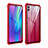 Funda Bumper Lujo Marco de Aluminio Espejo Carcasa para Huawei Honor 10 Lite Rojo