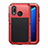 Funda Bumper Lujo Marco de Aluminio Espejo Carcasa para Huawei Nova 3e Rojo