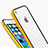 Funda Bumper Lujo Marco de Aluminio para Apple iPhone 5 Amarillo