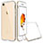 Funda Bumper Lujo Marco de Aluminio para Apple iPhone 8 Oro