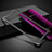 Funda Bumper Lujo Marco de Aluminio para Oppo Find X Negro