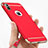 Funda Bumper Lujo Marco de Metal y Plastico C02 para Apple iPhone Xs Rojo