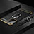 Funda Bumper Lujo Marco de Metal y Plastico Carcasa con Anillo de dedo Soporte para Xiaomi Mi 11X Pro 5G Negro