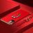 Funda Bumper Lujo Marco de Metal y Plastico Carcasa con Anillo de dedo Soporte para Xiaomi POCO M3 Pro 5G Rojo