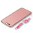 Funda Bumper Lujo Marco de Metal y Plastico Carcasa con Lanyard para Huawei Nova 2S Oro Rosa