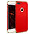 Funda Bumper Lujo Marco de Metal y Plastico F05 para Apple iPhone 7 Plus Rojo