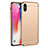 Funda Bumper Lujo Marco de Metal y Plastico M01 para Apple iPhone Xs Max Oro