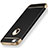 Funda Bumper Lujo Marco de Metal y Plastico para Apple iPhone 5S Negro