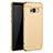 Funda Bumper Lujo Marco de Metal y Plastico para Samsung Galaxy S8 Plus Oro