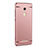 Funda Bumper Lujo Marco de Metal y Plastico para Xiaomi Redmi Note 3 MediaTek Oro Rosa