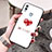 Funda Bumper Silicona Espejo Amor Corazon Love Carcasa para Huawei Honor 10 Lite Rojo