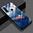 Funda Bumper Silicona Espejo Estrellado Carcasa S02 para Huawei P30 Lite New Edition Azul
