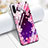 Funda Bumper Silicona Espejo Flores Carcasa S01 para Huawei P30 Lite Morado