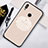 Funda Bumper Silicona Espejo Flores Carcasa S02 para Huawei Honor 10 Lite Oro