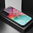 Funda Bumper Silicona Gel Espejo Estrellado Carcasa A01 para Samsung Galaxy S21 5G Rojo