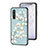 Funda Bumper Silicona Gel Espejo Flores Carcasa S01 para OnePlus Nord CE 5G Cian