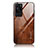 Funda Bumper Silicona Gel Espejo Patron de Moda Carcasa JM1 para Huawei P60 Bronze