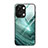 Funda Bumper Silicona Gel Espejo Patron de Moda Carcasa JM1 para OnePlus Ace 2V 5G Verde