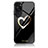 Funda Bumper Silicona Gel Espejo Patron de Moda Carcasa JM2 para Huawei P60 Art Negro