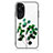 Funda Bumper Silicona Gel Espejo Patron de Moda Carcasa JM2 para Huawei P60 Art Verde