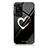 Funda Bumper Silicona Gel Espejo Patron de Moda Carcasa JM2 para Huawei P60 Negro